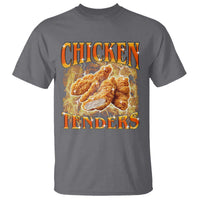 Funny Chicken Tenders T Shirt Funny Foodie Vintage 90s Bootleg Rap