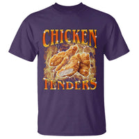 Funny Chicken Tenders T Shirt Funny Foodie Vintage 90s Bootleg Rap