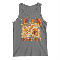 Funny Chicken Tenders Tank Top Funny Foodie Vintage 90s Bootleg Rap