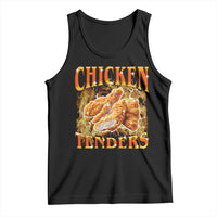 Funny Chicken Tenders Tank Top Funny Foodie Vintage 90s Bootleg Rap