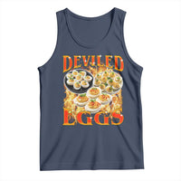 Deviled Eggs Tank Top Vintage 90s Thanksgiving Funny Foodie Bootleg Graphic