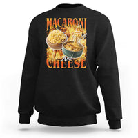 Macaroni And Cheese Meme Sweatshirt Vintage 90s Style Funny Foodie Bootleg Graphic