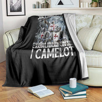 Funny Offensive Knight Meme Throw Blanket She Pulled On My Excalibur Bootleg - Wonder Print Shop
