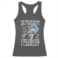 Funny Offensive Knight Meme Racerback Tank Top She Pulled On My Excalibur Bootleg - Wonder Print Shop