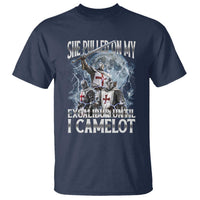 Funny Offensive Knight Meme T Shirt She Pulled On My Excalibur Bootleg - Wonder Print Shop
