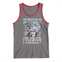 Funny Offensive Knight Meme Tank Top She Pulled On My Excalibur Bootleg - Wonder Print Shop