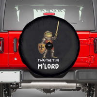Knight Frog Spare Tire Cover Funny T'was The Tism M'Lord Vintage Autism Medieval