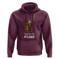 Knight Frog Hoodie Funny T'was The Tism M'Lord Vintage Autism Medieval