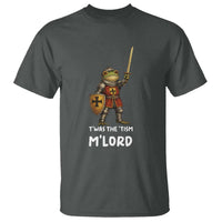Knight Frog T Shirt Funny T'was The Tism M'Lord Vintage Autism Medieval