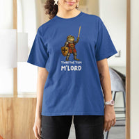 Knight Frog T Shirt For Women Funny T'was The Tism M'Lord Vintage Autism Medieval