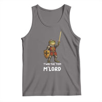 Knight Frog Tank Top Funny T'was The Tism M'Lord Vintage Autism Medieval