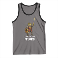 Knight Frog Tank Top Funny T'was The Tism M'Lord Vintage Autism Medieval