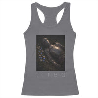 Tired Knight Racerback Tank Top Gothic Medieval Fantasy - Wonder Print Shop