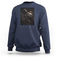 Tired Knight Sweatshirt Gothic Medieval Fantasy - Wonder Print Shop