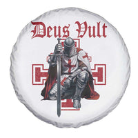 Deus Vult Knight Templar Spare Tire Cover Crusader Cross - Wonder Print Shop