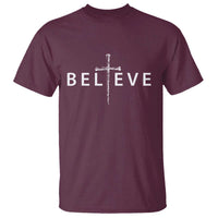 Cross Christian Religious Believe Blessed Faith Graphic T Shirt