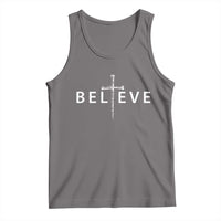 Cross Christian Religious Believe Blessed Faith Graphic Tank Top