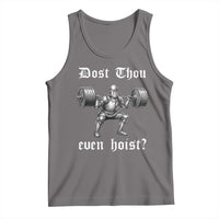 Knight Lifting Meme Tank Top Funny Medieval Gym Dost Thou Even Hoist - Wonder Print Shop