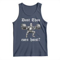 Knight Lifting Meme Tank Top Funny Medieval Gym Dost Thou Even Hoist - Wonder Print Shop