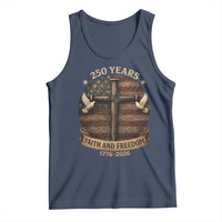 250 Years America Tank Top 250th Birthday 4th Of July Independence Day Faith Freedom