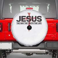 Jesus Christ Spare Tire Cover The Way Truth Life Cross Nails Faith In God Christian