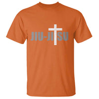 Jiu Jitsu Christian Cross T Shirt Retro Vintage Minimal Religious Faith