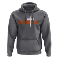 Christian Basketball Cross Hoodie Retro Vintage Minimal Religious Faith
