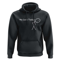 No Golf Today Hoodie Funny Golfing Lover Sad Stickman Golfer Golfers - Wonder Print Shop