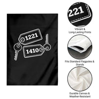 Room Numbers Team Hollanov Garden Flag LGBT Romance Hockey Fan