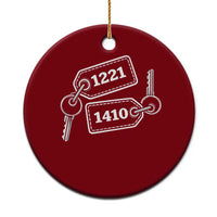 Room Numbers Team Hollanov Ceramic Ornament LGBT Romance Hockey Fan