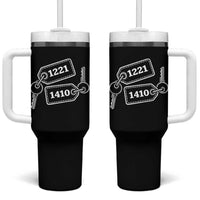Room Numbers Team Hollanov Tumbler With Handle LGBT Romance Hockey Fan