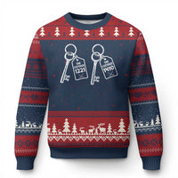 Room Numbers Team Hollanov Ugly Christmas Sweater LGBT Romance Hockey Fan Im Coming To The Cottage