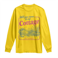 Will You Come To My Cottage This Summer Long Sleeve Shirt LGBT Romance Hockey Fan