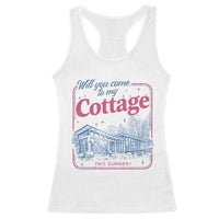 Will You Come To My Cottage This Summer Racerback Tank Top LGBT Romance Hockey Fan