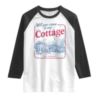Will You Come To My Cottage This Summer Raglan Shirt LGBT Romance Hockey Fan