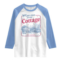 Will You Come To My Cottage This Summer Raglan Shirt LGBT Romance Hockey Fan
