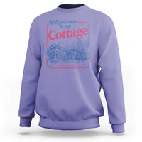 Will You Come To My Cottage This Summer Sweatshirt LGBT Romance Hockey Fan