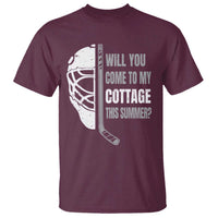 Will You Come To My Cottage This Summer T Shirt Retro LGBT Romance Hockey Fan