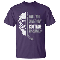 Will You Come To My Cottage This Summer T Shirt Retro LGBT Romance Hockey Fan