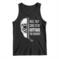 Will You Come To My Cottage This Summer Tank Top Retro LGBT Romance Hockey Fan
