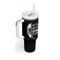 Will You Come To My Cottage This Summer Tumbler With Handle Retro LGBT Romance Hockey Fan