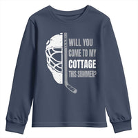 Will You Come To My Cottage This Summer Youth Sweatshirt Retro LGBT Romance Hockey Fan