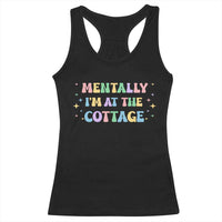 LGBT Romance Hockey Racerback Tank Top Mentally Im At The Cottage Team Hollanov Fan