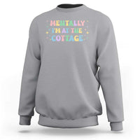 LGBT Romance Hockey Sweatshirt Mentally Im At The Cottage Team Hollanov Fan