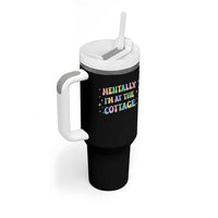 LGBT Romance Hockey Tumbler With Handle Mentally Im At The Cottage Team Hollanov Fan