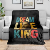 Black History Month Martin Luther King Day Throw Blanket I Have Dream