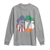 Six Seven 6 7 St Patricks Day Long Sleeve Shirt 67 Meme Irish American Ireland Flag Lucky Shamrocks