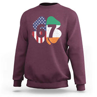 Six Seven 6 7 St Patricks Day Sweatshirt 67 Meme Irish American Ireland Flag Lucky Shamrocks