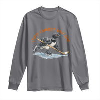 Stupid Canadian Wolf Bird Long Sleeve Shirt Funny Romance Hockey Fan LGBTQ+