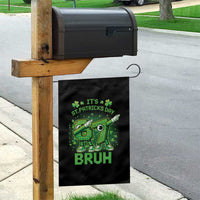 Its St Patricks Day 67 Bruh Garden Flag Funny Shamrock Six Seven 6 7 Meme Gen Alpha